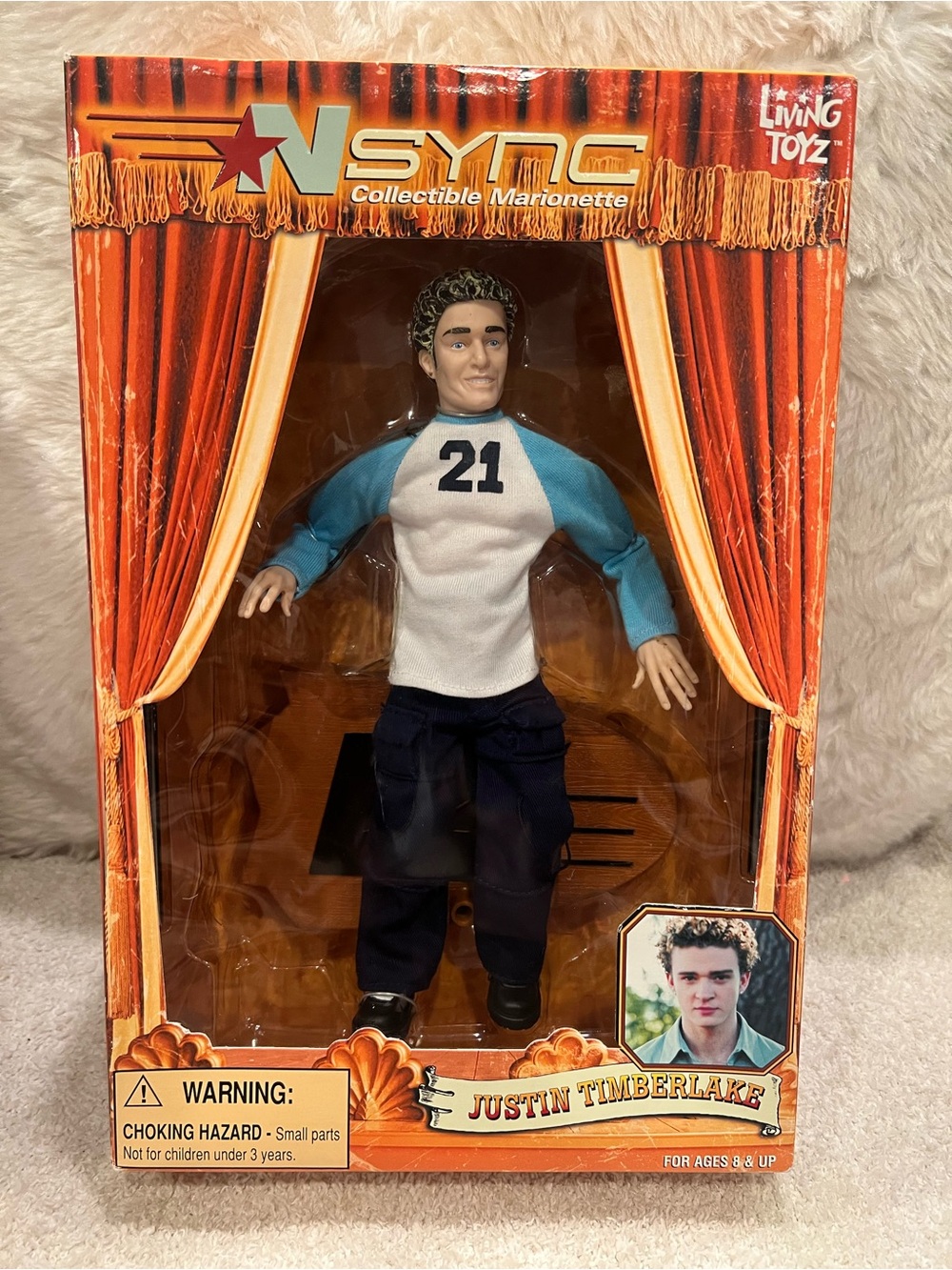 *NSYNC Collectible Marionette Justin Timberlake Doll